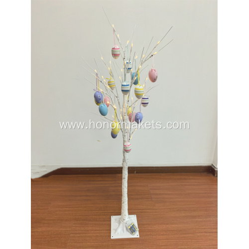 Easter 120CM 48LEDS Tree with 18pcs Eggs